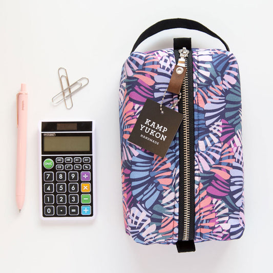 Box Pouch - Purple Bloom