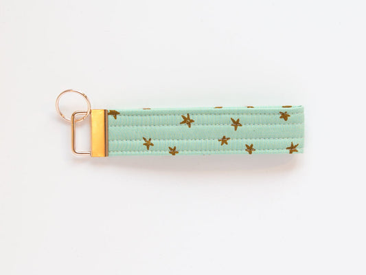 Keychain Wristlet - Starry - Teal