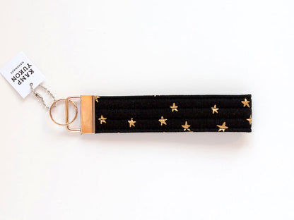 Keychain Wristlet - Starry - Gold