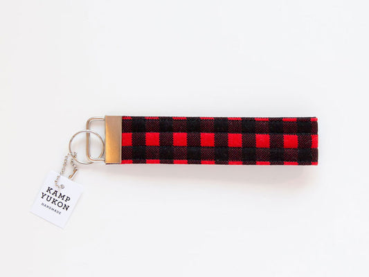 Keychain Wristlet - Buffalo Plaid