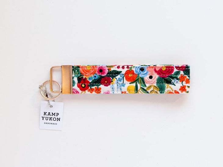 Keychain Wristlet - Garden Party