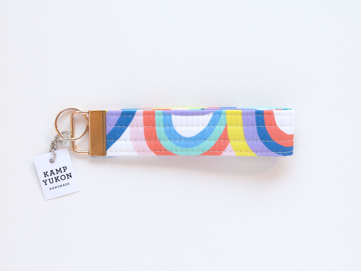 Keychain Wristlet - Rainbow