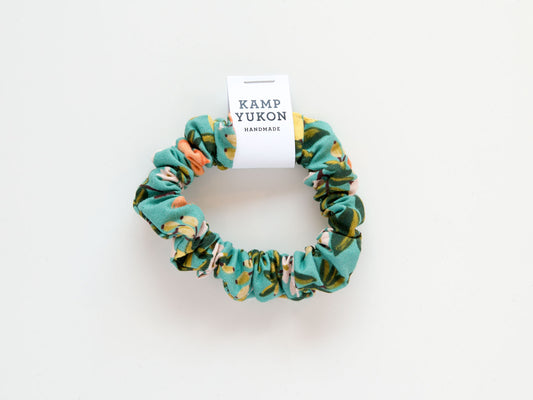 Skinny Scrunchie - Citrus Teal