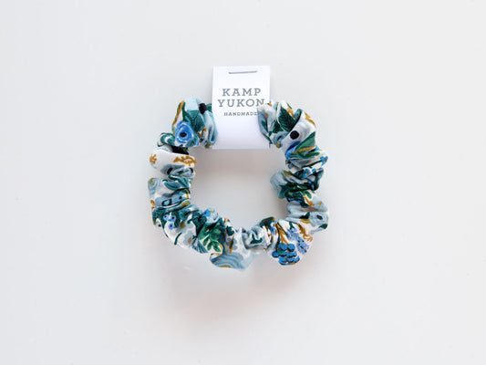 Skinny Scrunchie - Petite Garden Party - Blue