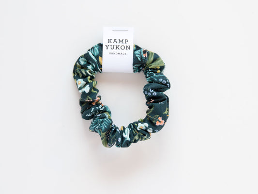 Skinny Scrunchie - Herb Garden - Navy