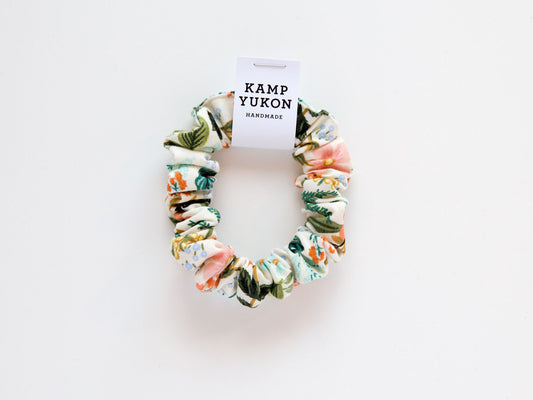 Skinny Scrunchie - Herb Garden - Cream