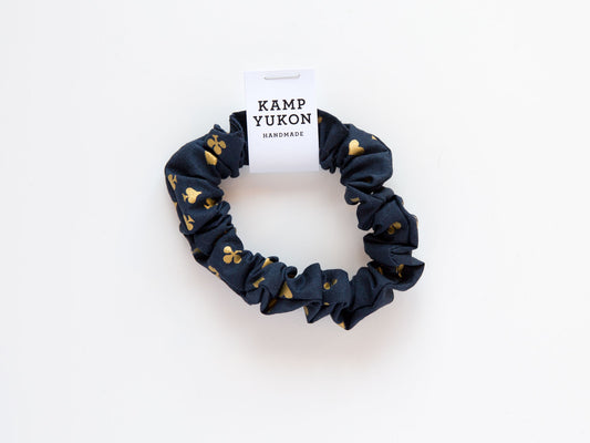 Skinny Scrunchie - Navy Suits