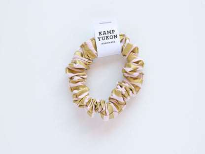 Skinny Scrunchie - Gold & Pink