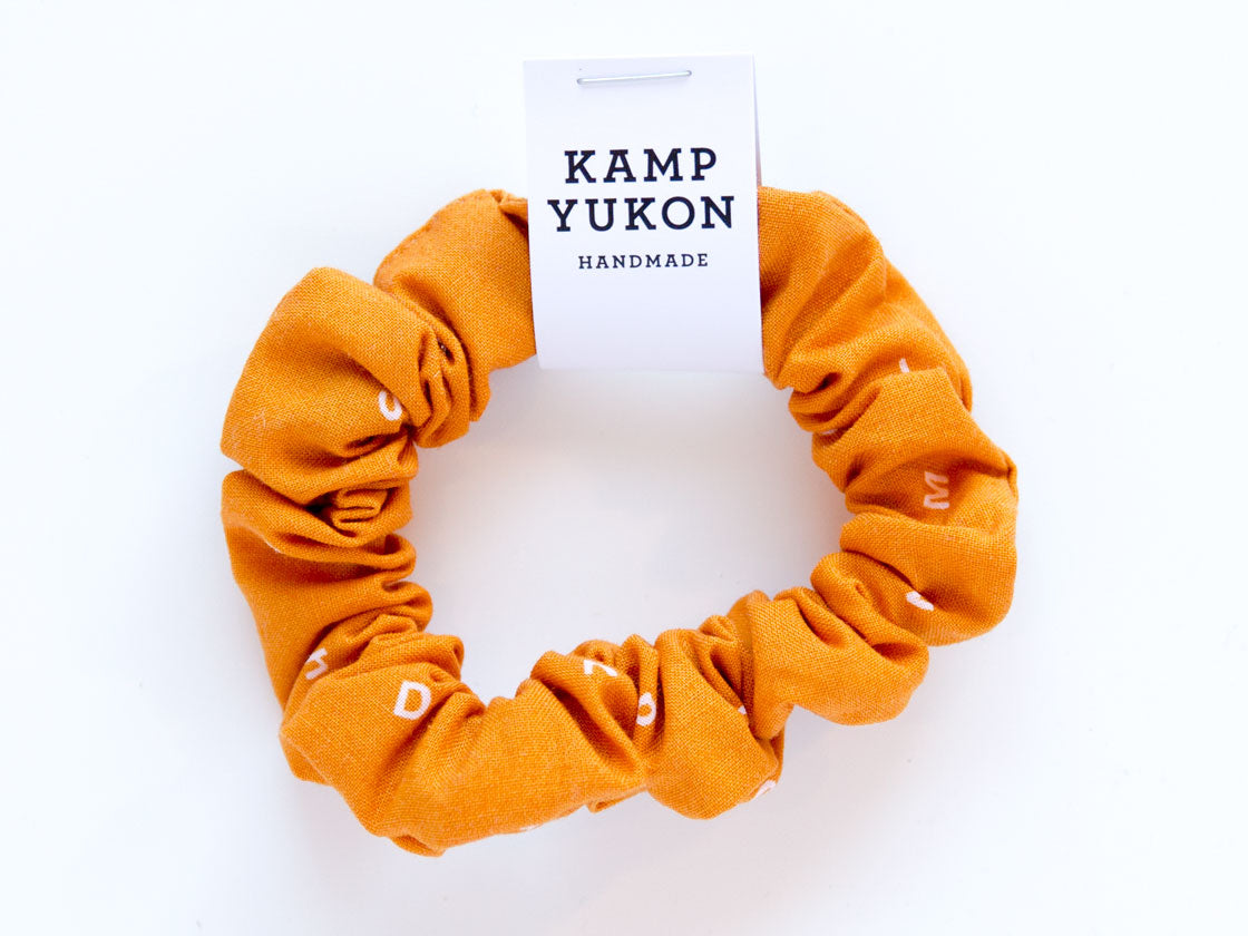 Skinny Scrunchie - Alphabet Orange