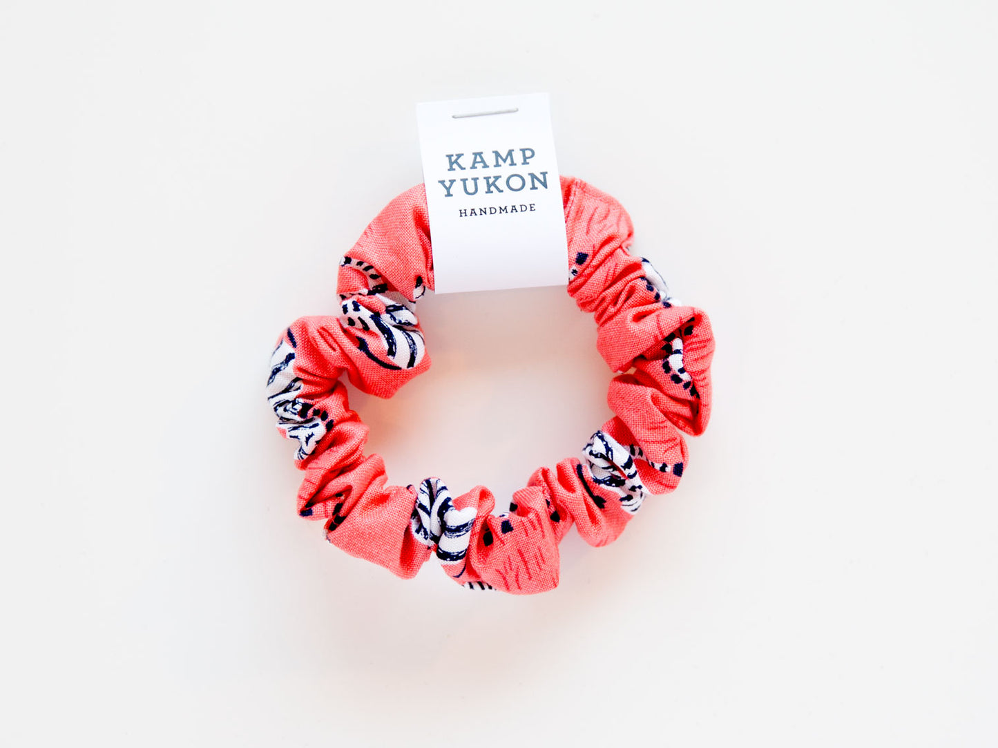 Skinny Scrunchie - Pink Zebras