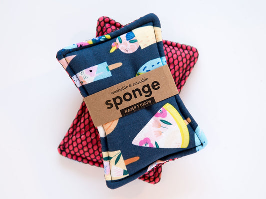 Sponge - Floral Popsicle