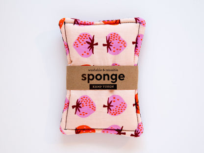 Sponge - Pink Strawberries