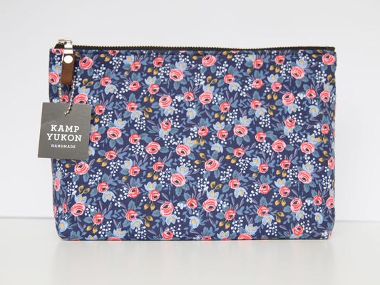 Large Pouch - Rosa - Navy