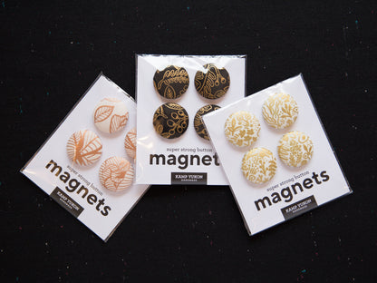 Magnets - Gold Floral