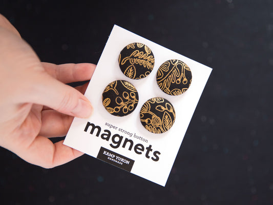 Magnets - Gold Floral