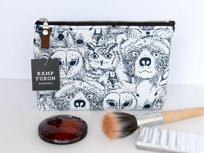 Small Pouch - Animal Faces