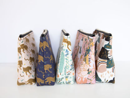 Small Pouch - Tiger Floral