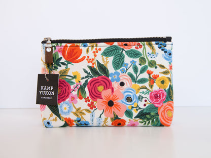 Small Pouch - Garden Party - Pink