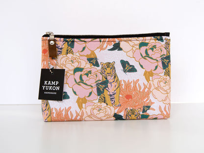 Small Pouch - Tiger Floral