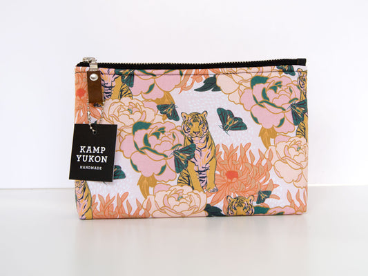 Small Pouch - Tiger Floral
