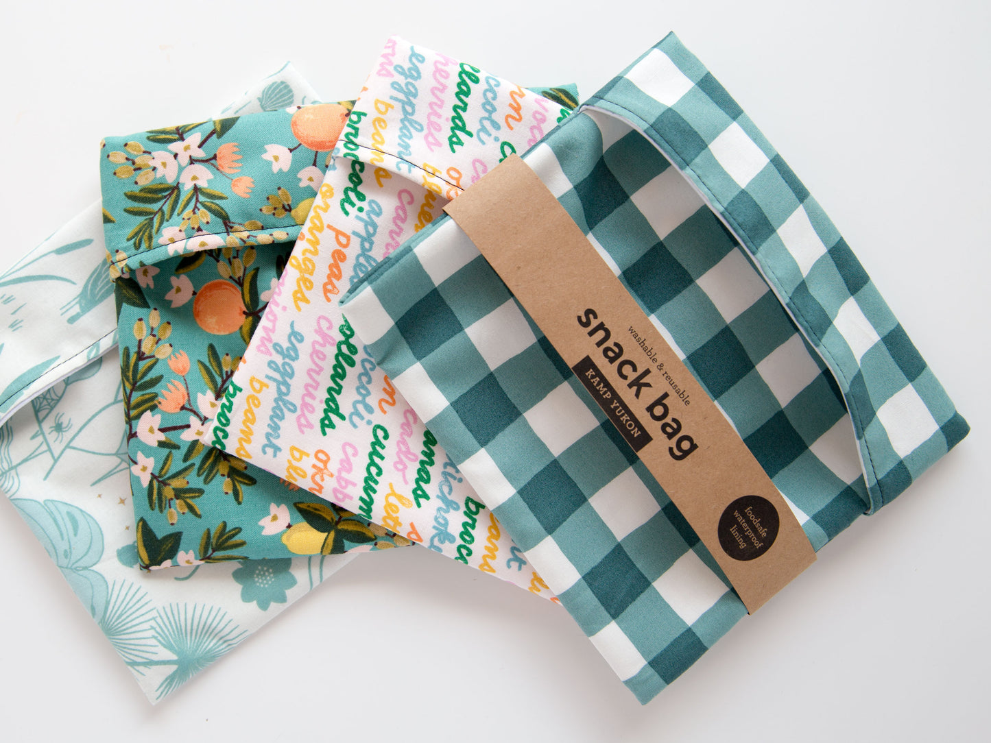 Snack Bag - Citrus Floral - Cream