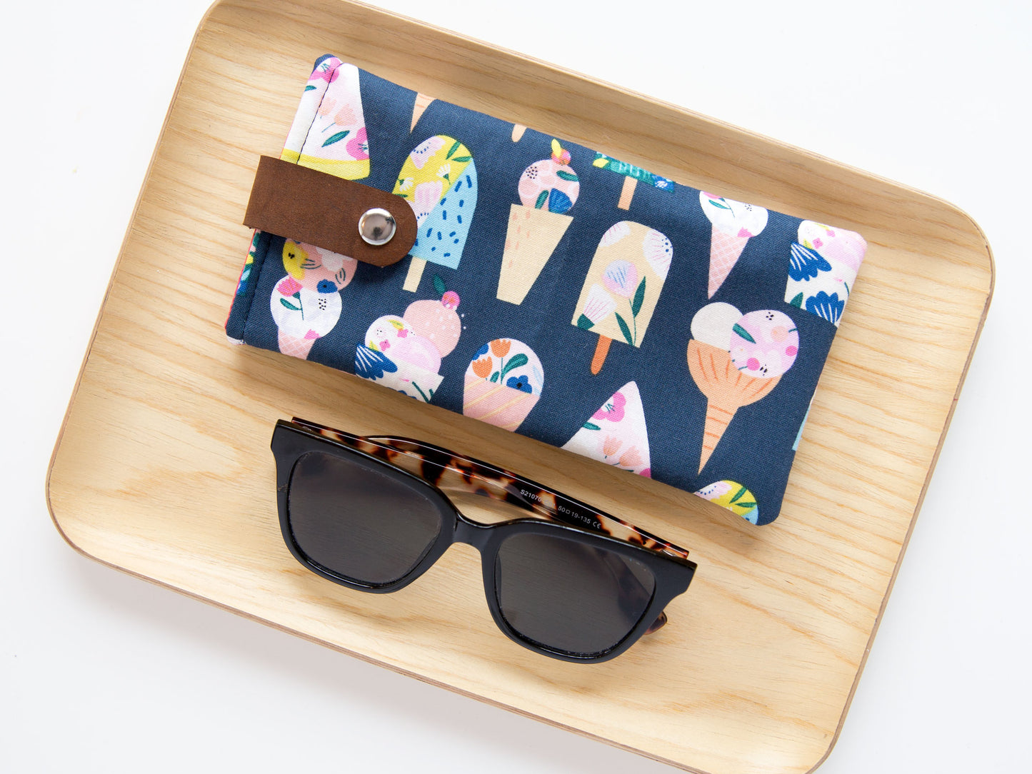 Glasses Case - Floral Popsicles