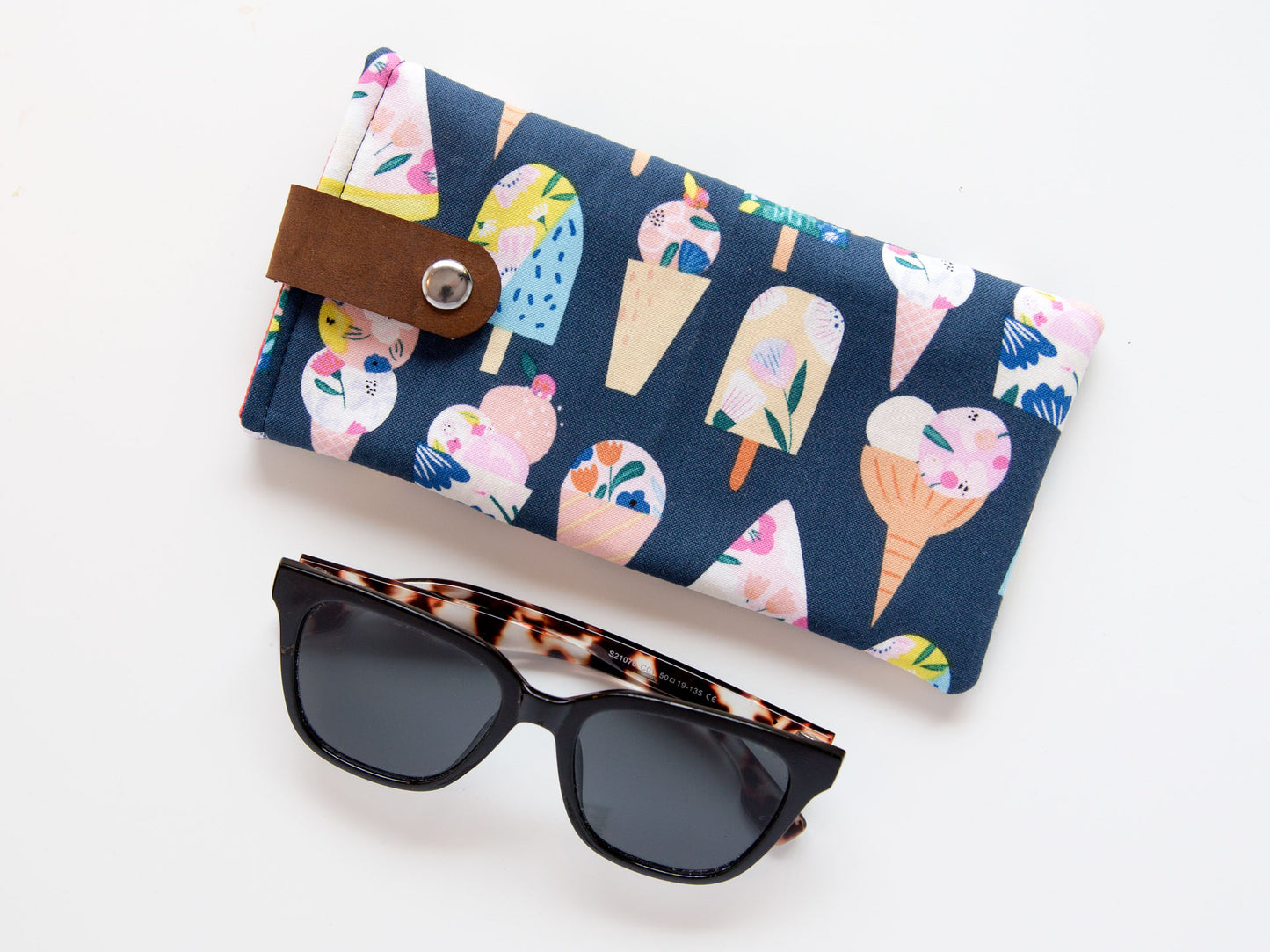 Glasses Case - Floral Popsicles