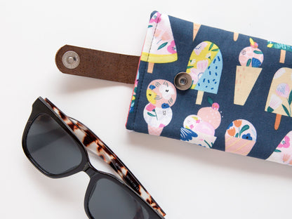 Glasses Case - Floral Popsicles