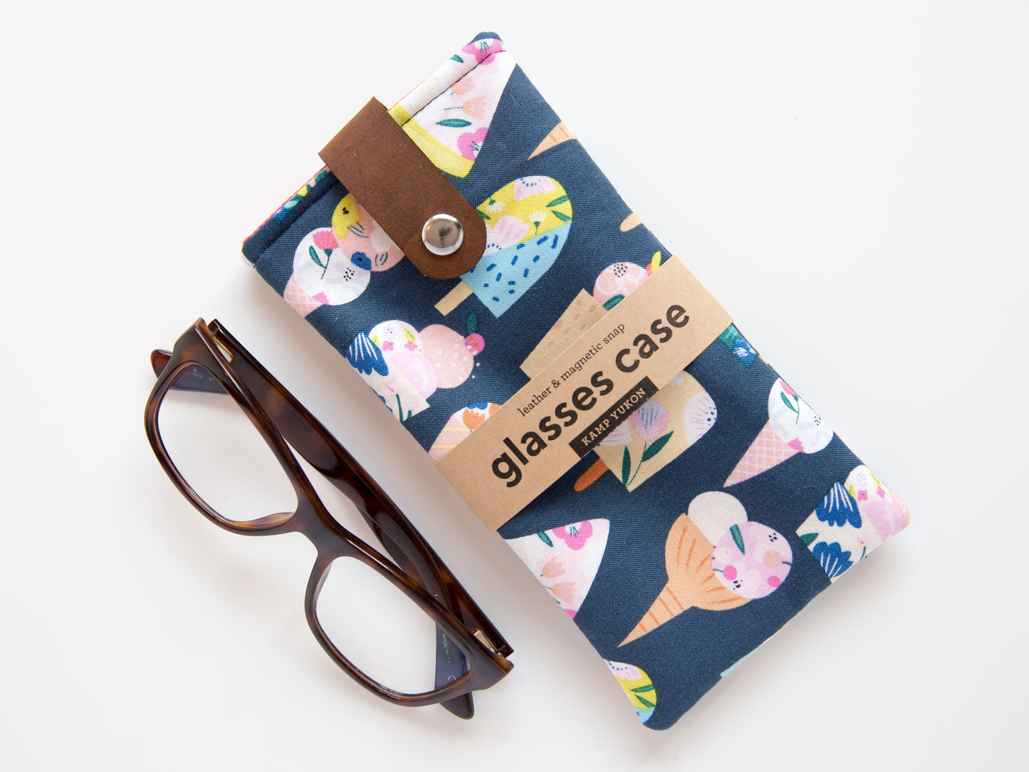 Glasses Case - Floral Popsicles