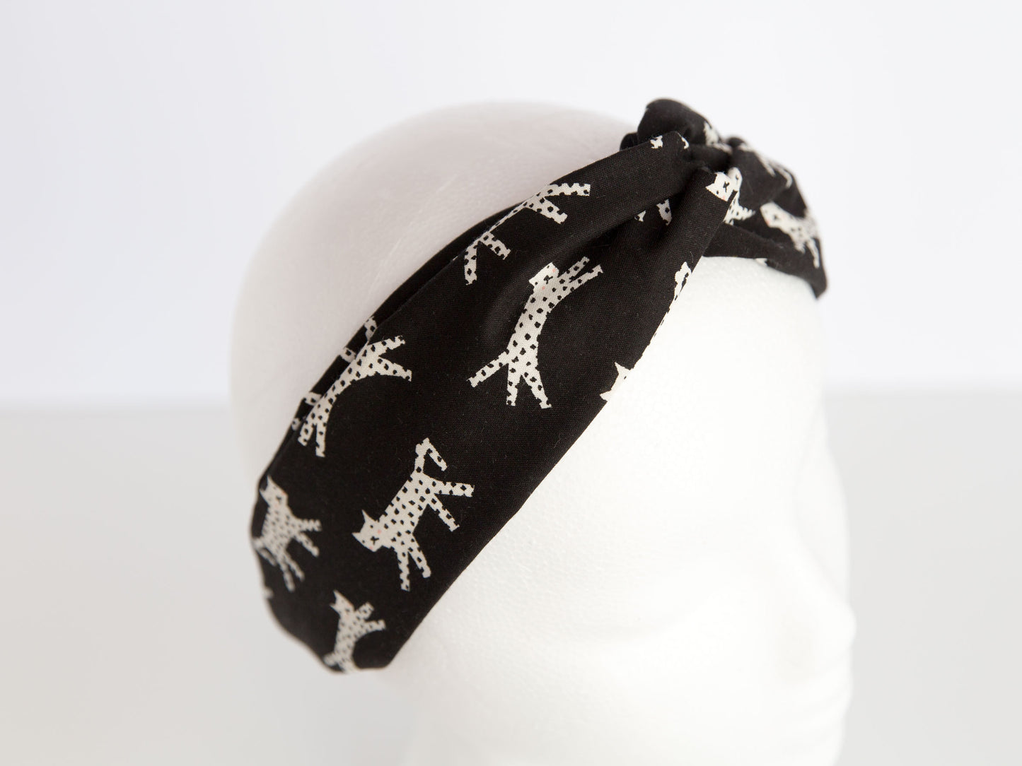 Headband - Kitties - Black