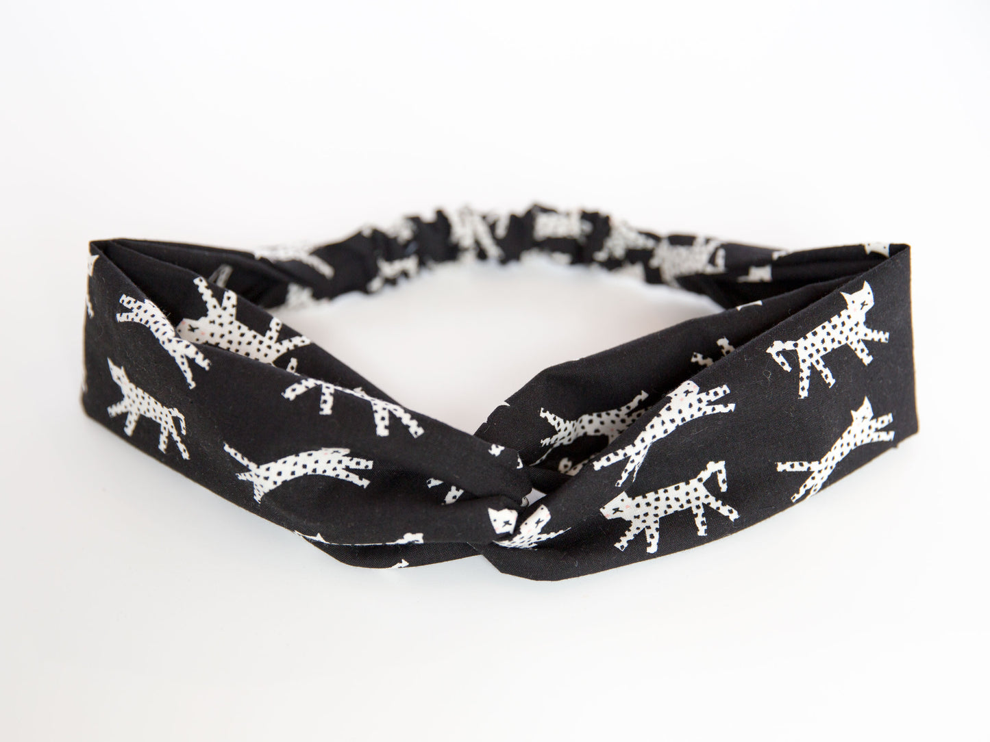 Headband - Kitties - Black