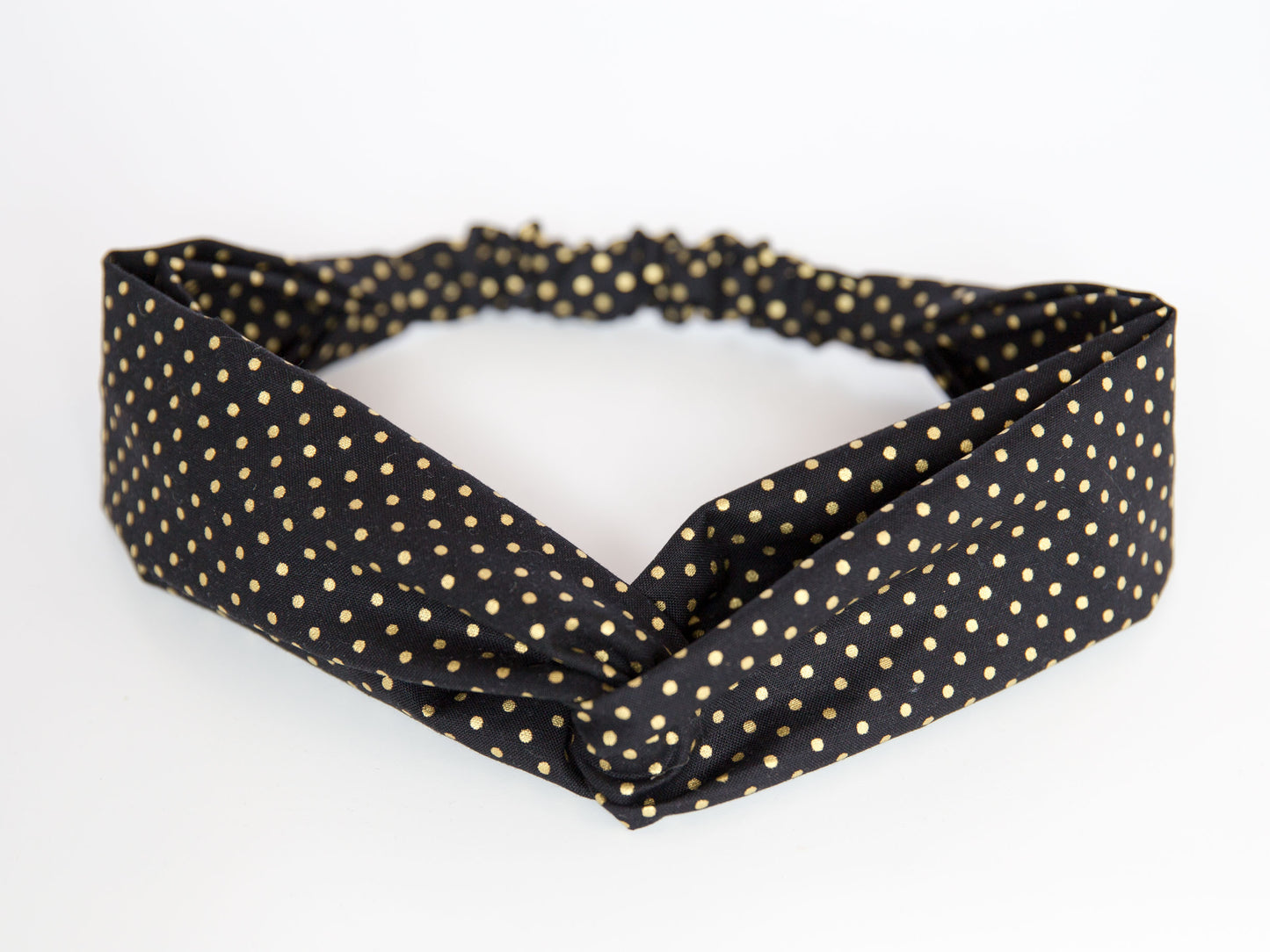 Headband - Gold Dots