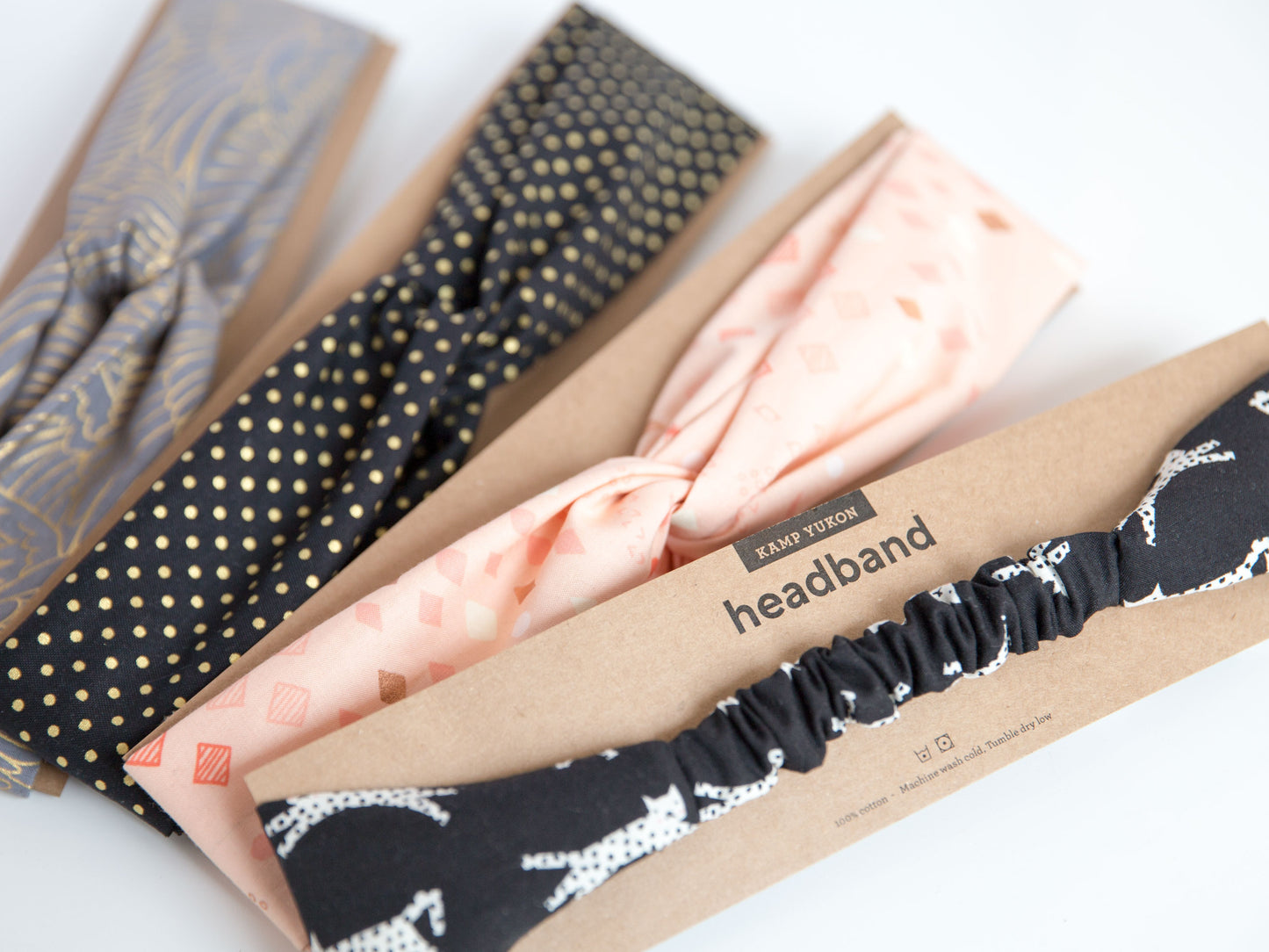 Headband - Gold Dots