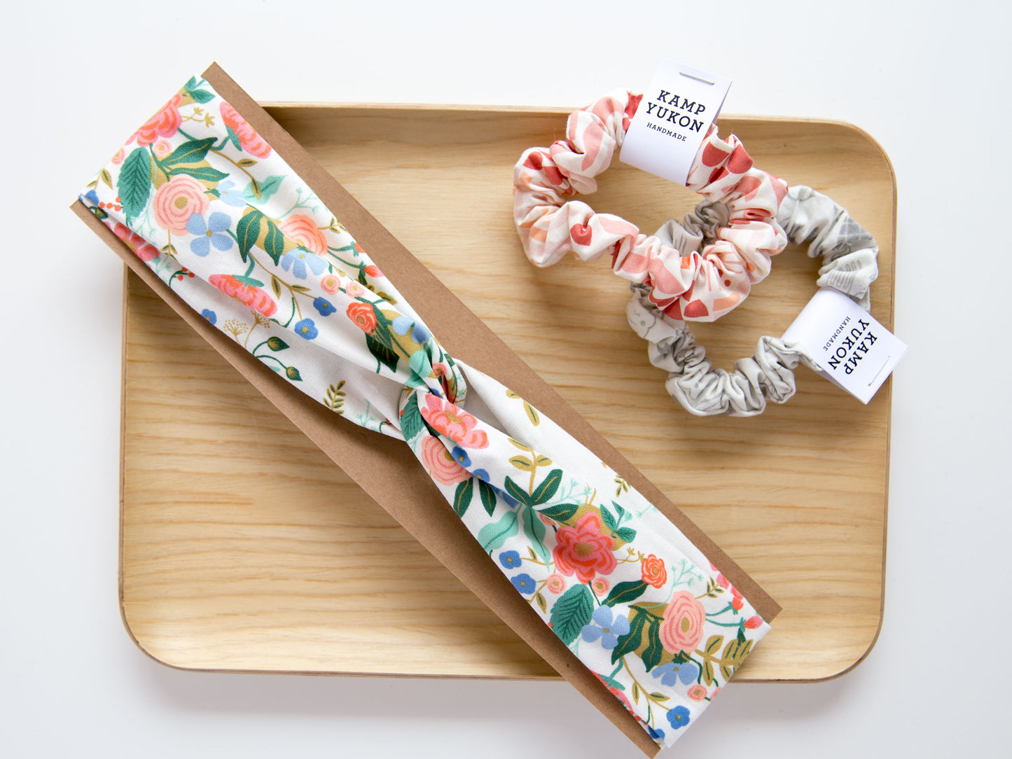 Headband - Floral Vines - Cream