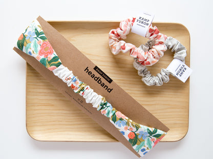 Headband - Floral Vines - Cream